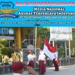 Tanamkan Cinta Tanah Air, Pabung Kodim 0426 TB, jadi Pembina Upacara di SDN 1 Gunung Sakti