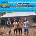 Masyarakat Pekon Kuta Mulya Swadaya Bangun Balai Pekon