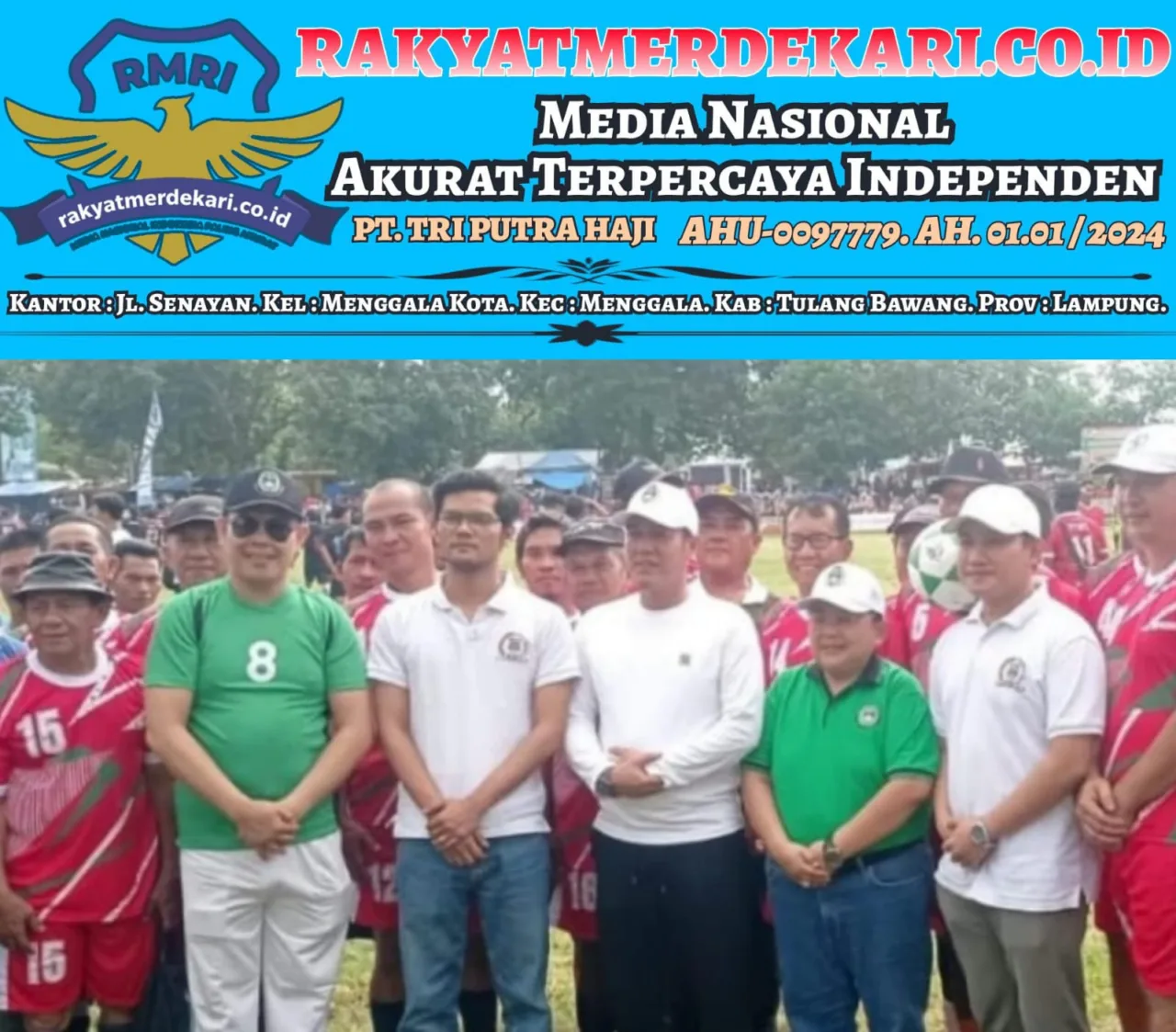 Ketua DPRD Pesisir Barat Hadiri Pembukaan Turnamen Sepak Bola Bupati Cup 2025