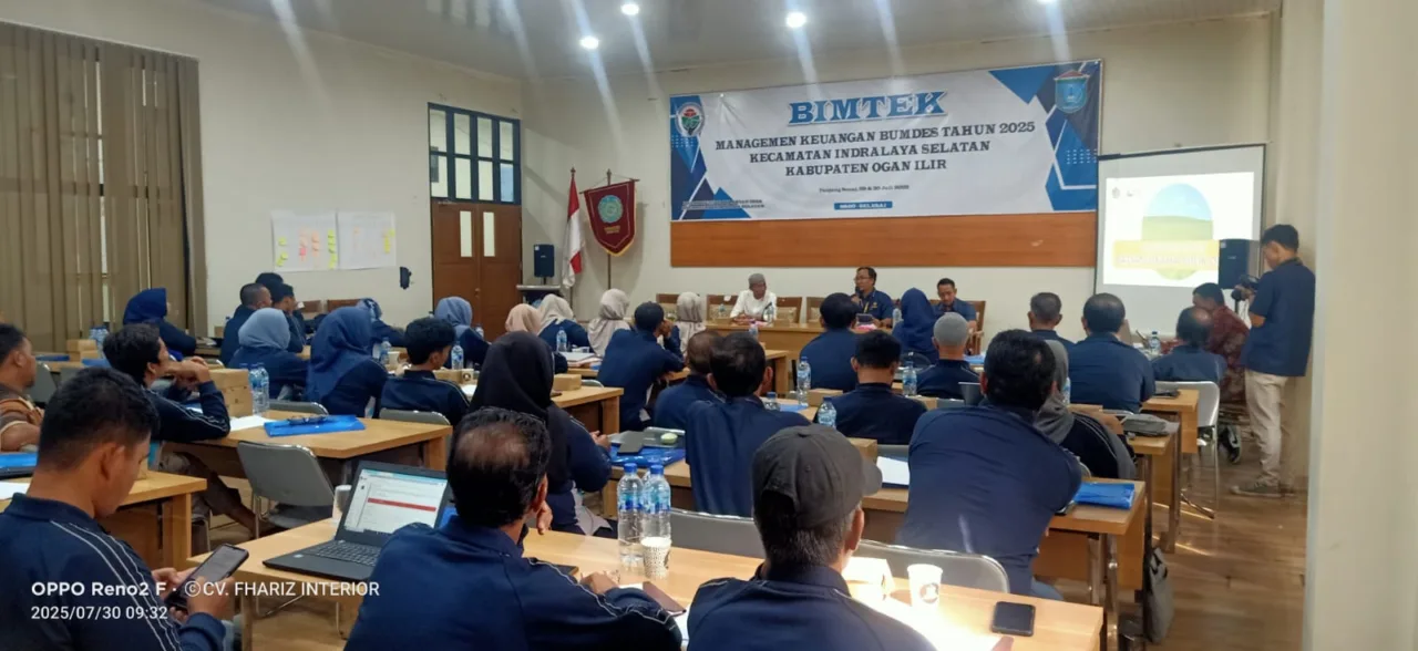 Bimtek Manajemen Keuangan Bumdes Tahun 2025 Kecamatan Indralaya Selatan
