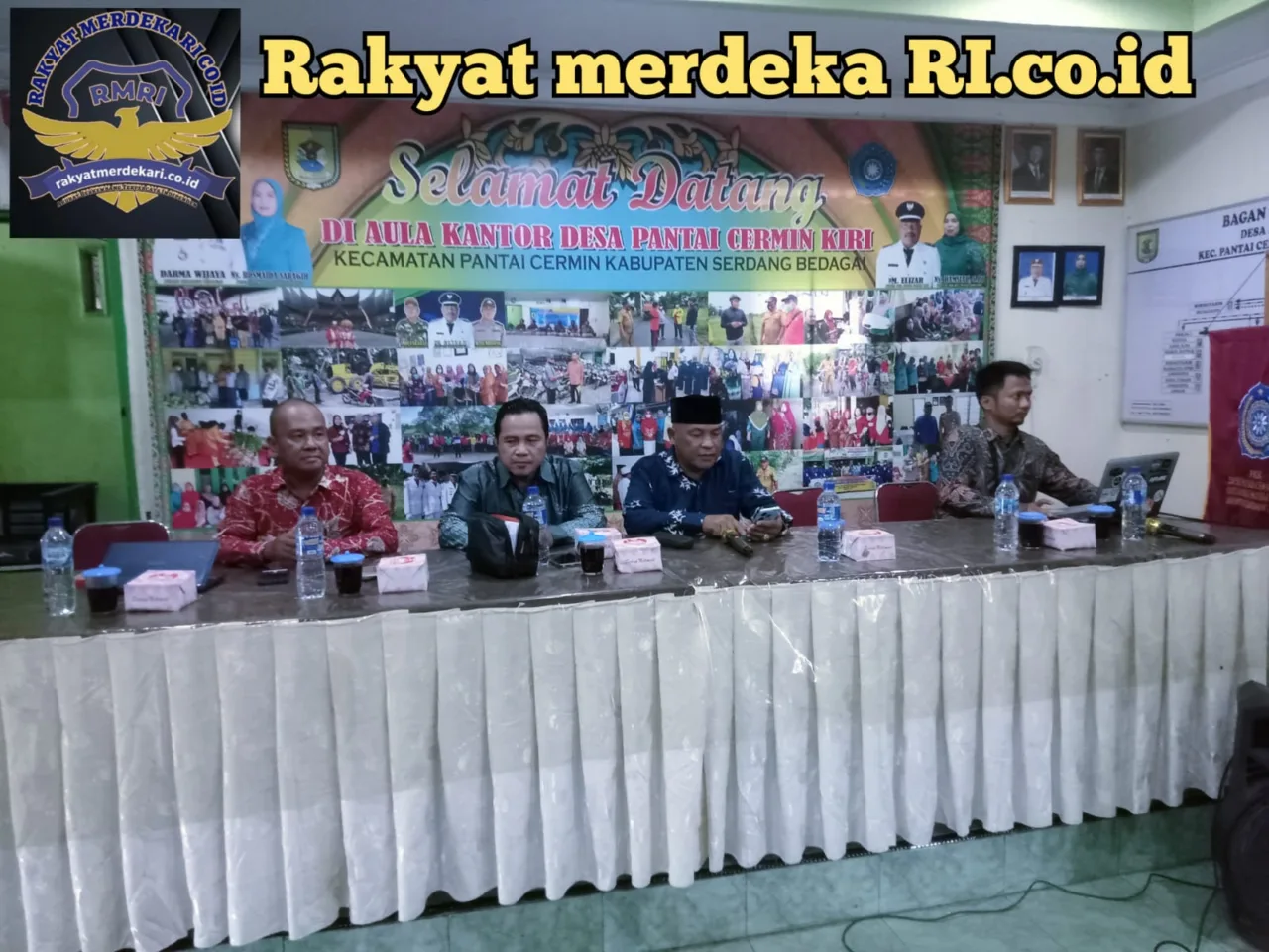 Pemerintah Desa Pantai Cermin kiri Menggelar Sosialisasi Pemahaman Dan Penguatan HAM Masyarakat Adat