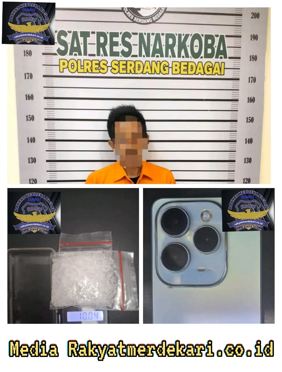 Berinisial SDS Warga Perbaungan Sedang Asik Mengantongi Sabu, Langsung Di Borgol Oleh Sat Resnarkoba Polres Sergai