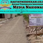Membangun Lapen Jalan Sepanjang 200 Meter Pemerintah Tiyuh Wono Rejo Tahun 2025