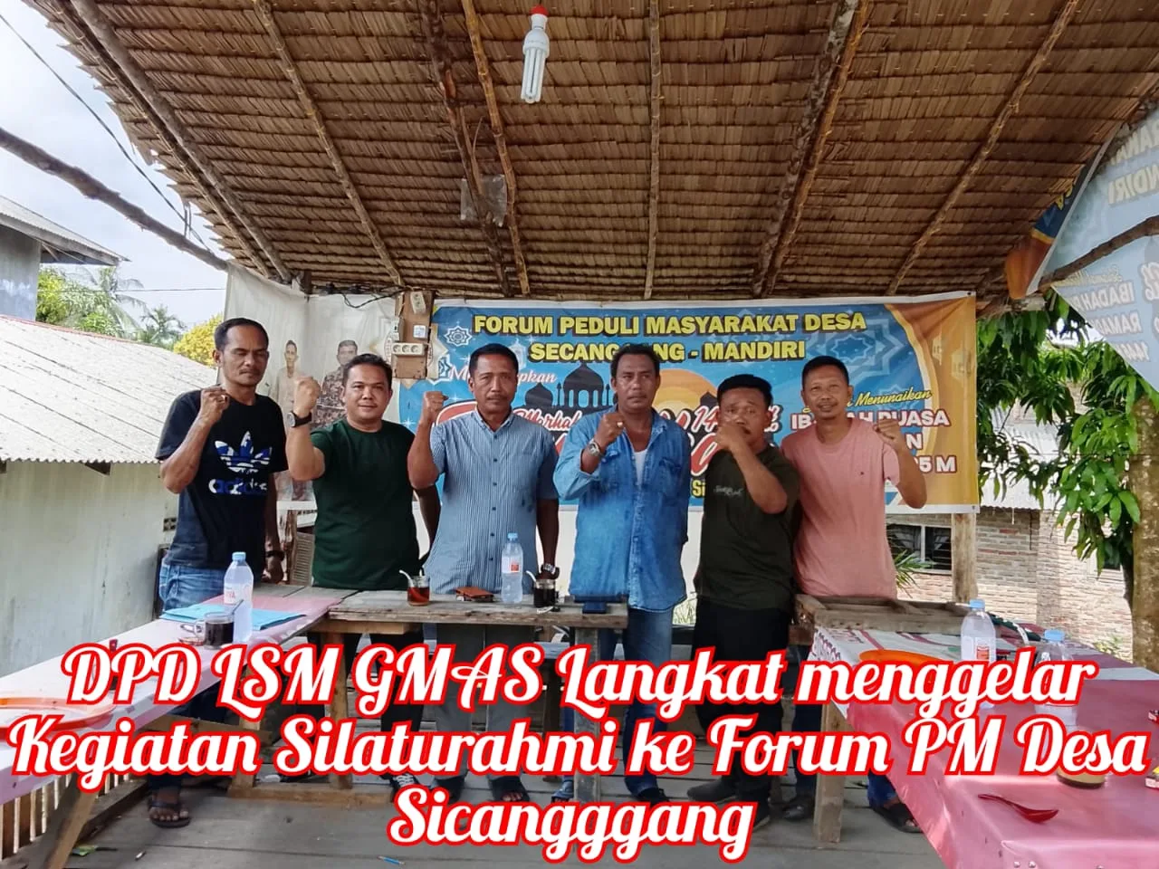 GMAS Langkat Bersama Forum PM Desa Sicangggang Berkomitmen Menuju Perubahan Dan Keterbukaan Untuk Masyarakat