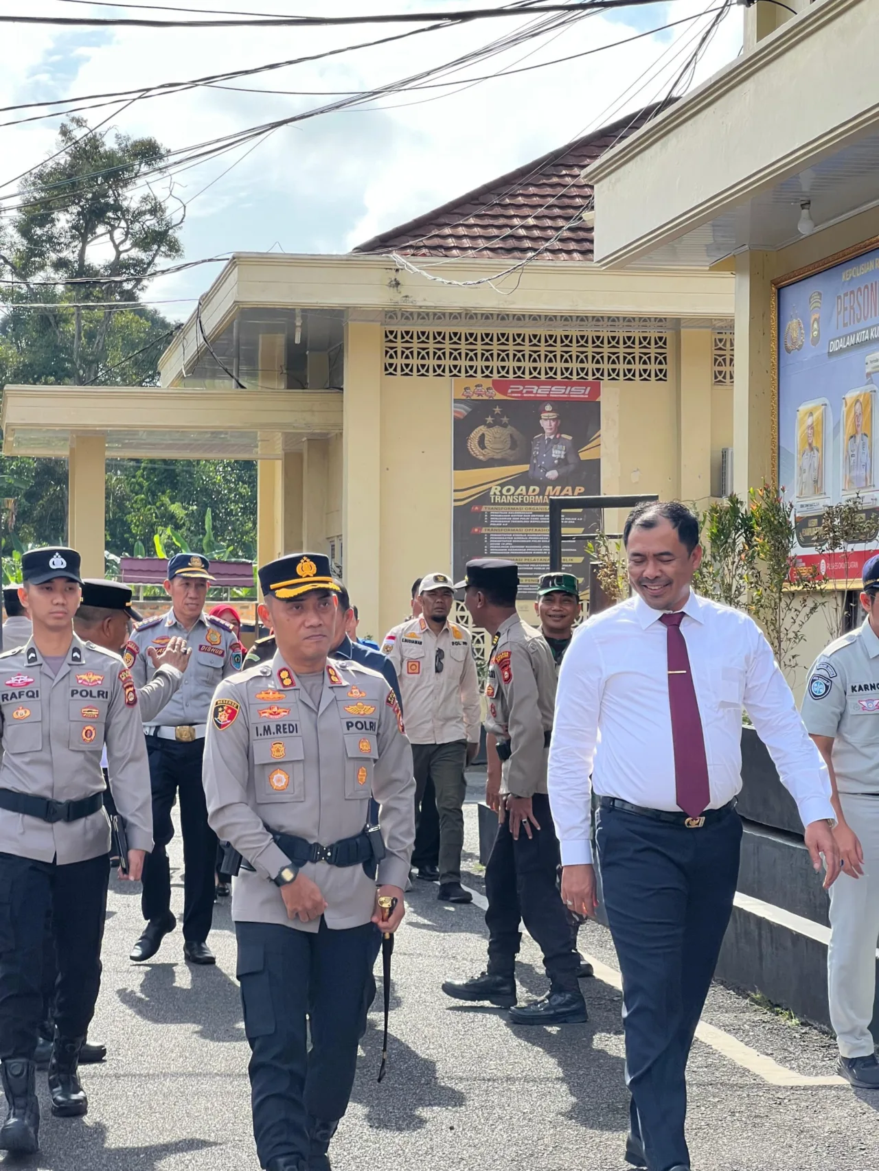 Polres Oku Selatan Gelar Apel Bersama Dengan Pemerintah Daerah Kabupaten Oku Selatan