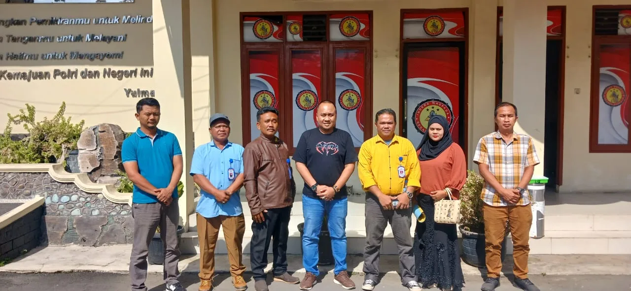 DPD LSM GMAS melakukan Audensi ke Polres Langkat Di Sambut Hangat Kanit Intelkam
