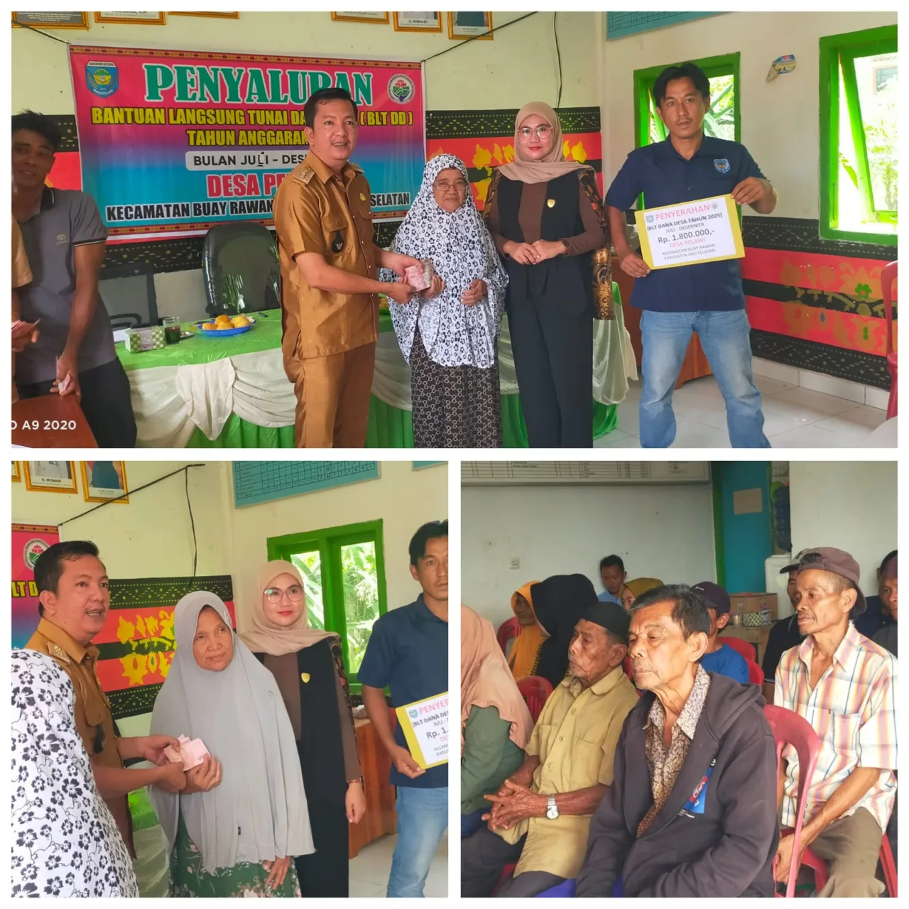 Pembagian BLT DD Desa Pelawi Tahap 2 Bulan Juli Sampai Desember Di Tahun 2025