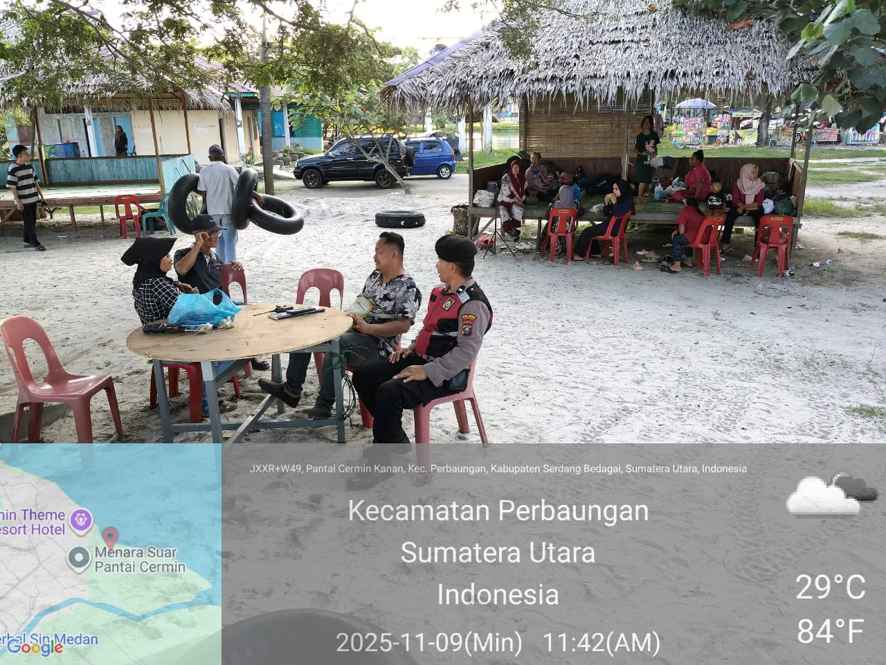 Polres Serdang Bedagai Amankan Objek Vital Di Tempat Pariwisata, Terapkan Protokol Kesehatan