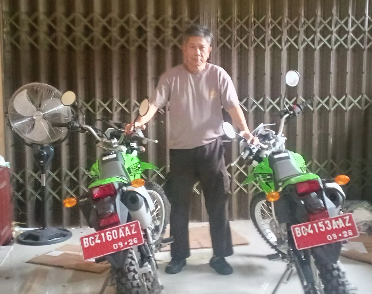 Polres Oku Selatan Menerima Bantuan 5 Unit KLX Dari Gubernur Sumatra Selatan