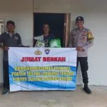 Polsek Tulang Bawang Tengah Gelar Kegiatan Jumat berkah Berbagi, Pererat Kedekatan Polri dan Masyarakat