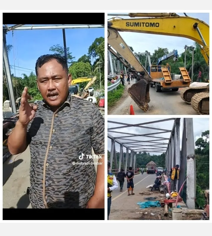 Perbaikan Jembatan Pintau DPRD Komisi II marahi rekanan Tak Dibuatkan Jalan Alternatif Arus Lain lumpuh Total