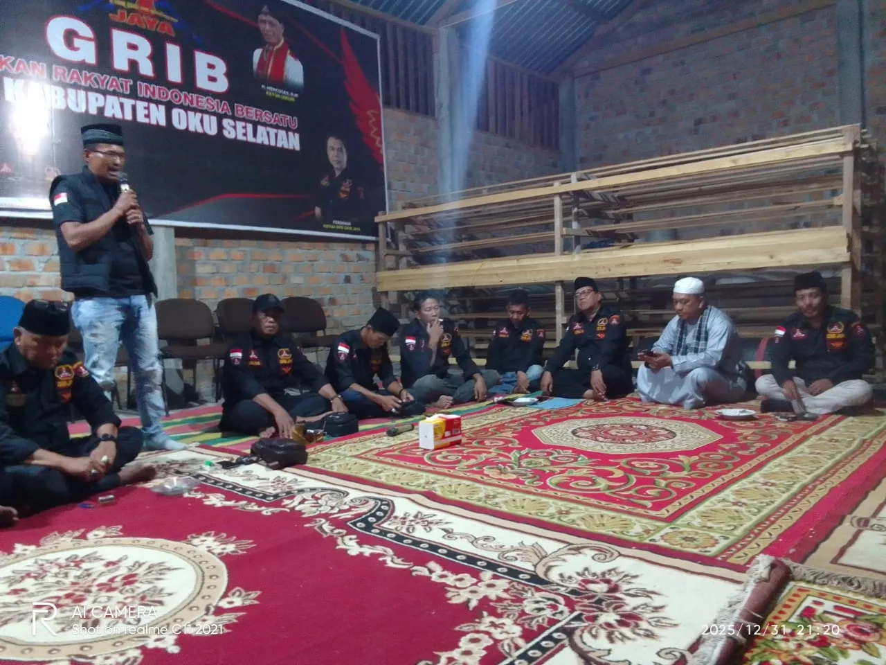 Ormas GRIB Jaya Oku Selatan Menyambut Tahun Baru 2026 Mengisi Dengan Kegiatan Siraman Rohani