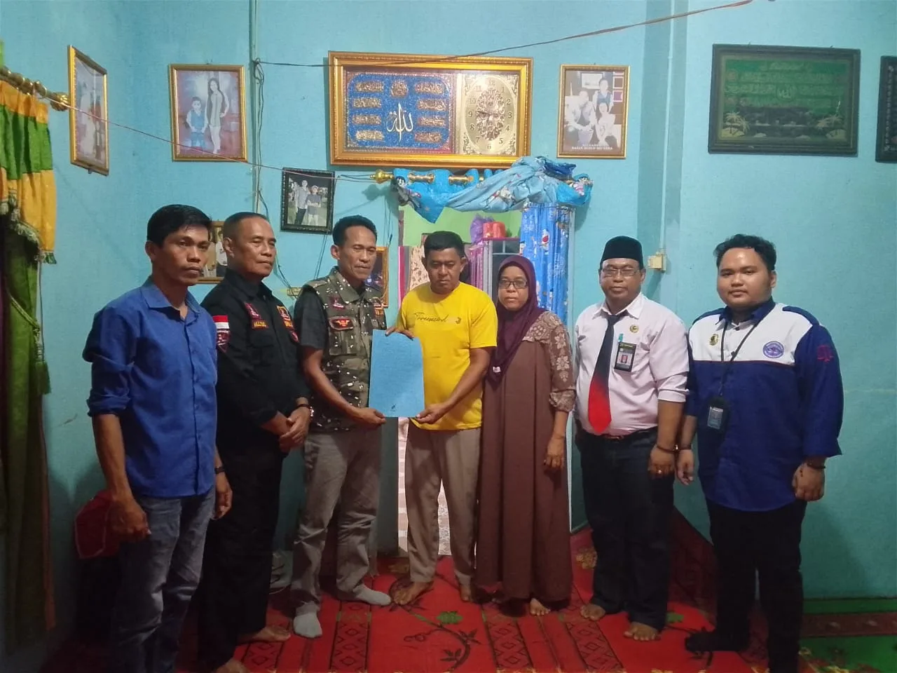 Penyerahan Pendampingan Hukum Kepada Tim ADVOKASI ORMAS GRIB Jaya DPC OKUS Oleh Keluarga Korban