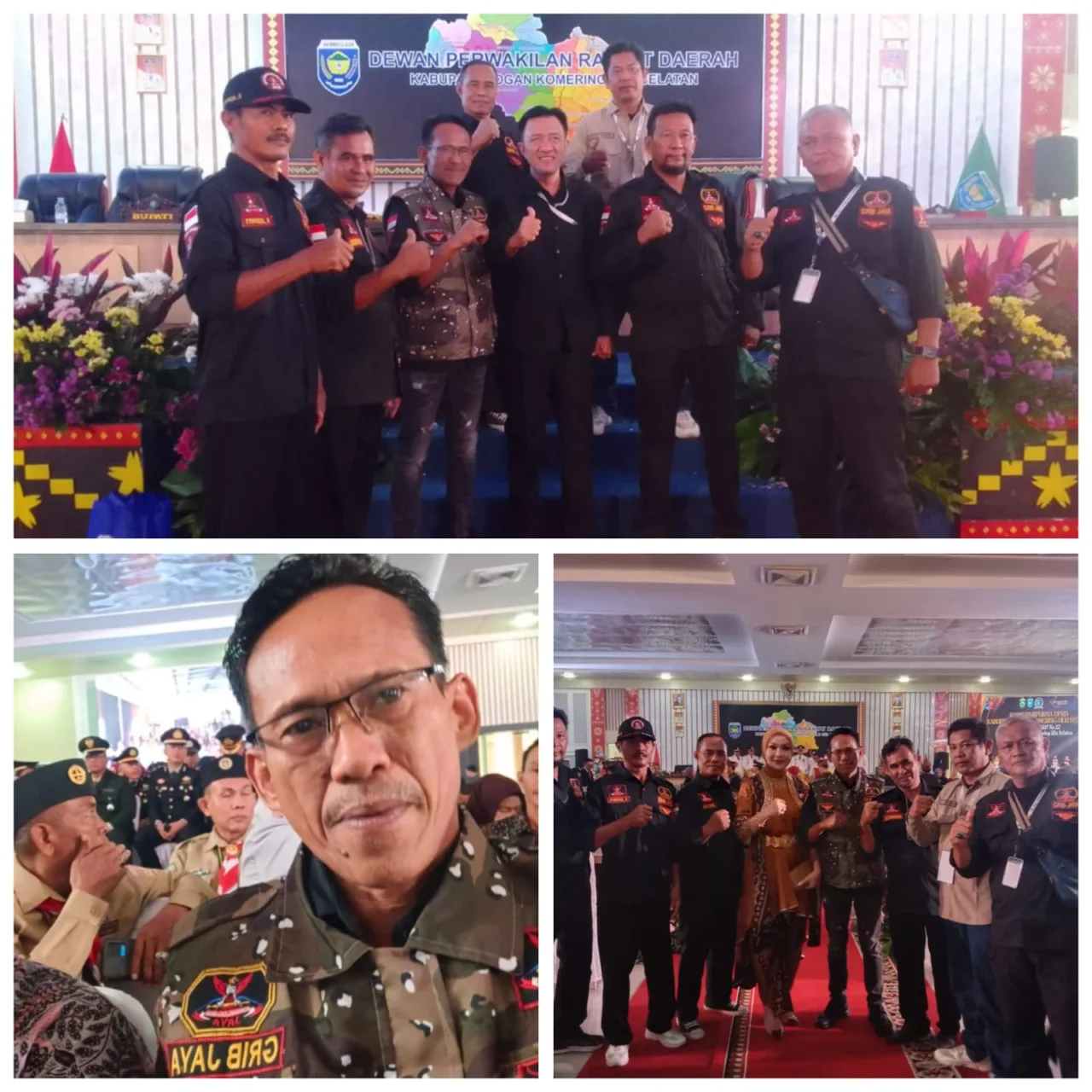 GRIB JAYA DPC Oku Selatan Hadiri Rapat Paripurna DPRD Hari Jadi Ke 22 Tahun Kabupaten Oku Selatan