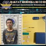 Kedapatan Miliki Sabu seorang Pria Dewasa Diringkus Sat Res Narkoba Polres Tulang Bawang Barat