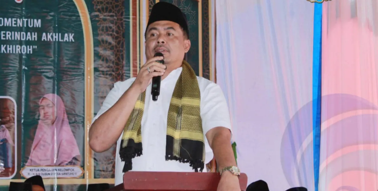 Bupati Abusama, S.H., Menghadiri Pengajian Akbar ke-76 Yang Dirangkaikan Dengan Peringatan Isra Mi’raj