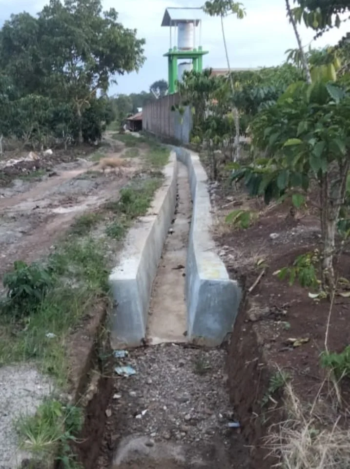 Pembangunan Drainase Di Desa Gedung Wani Dusun (7) Tujuh Diduga Proyek Siluman Kerena Dari Titik O Tanpa Papan Informasi Kegiatan