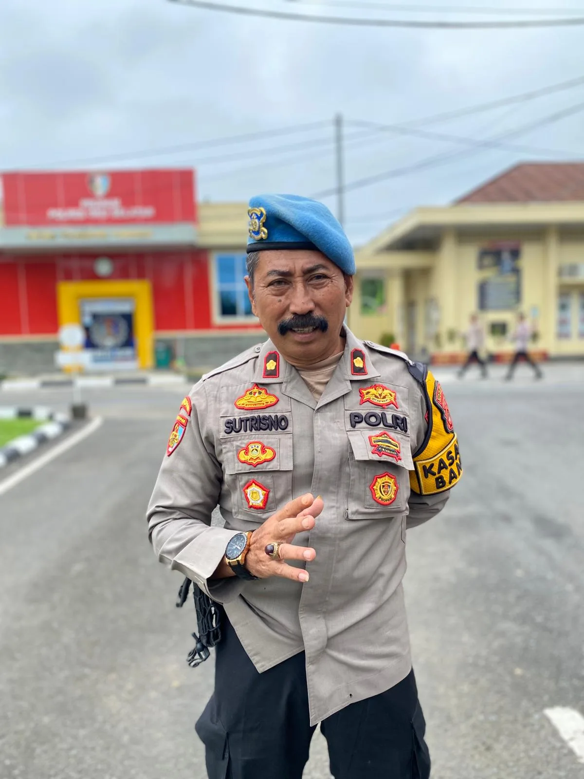Kasi Propam Polres Oku Selatan Sampaikan Himbauan Ops Pekat Musi 2026
