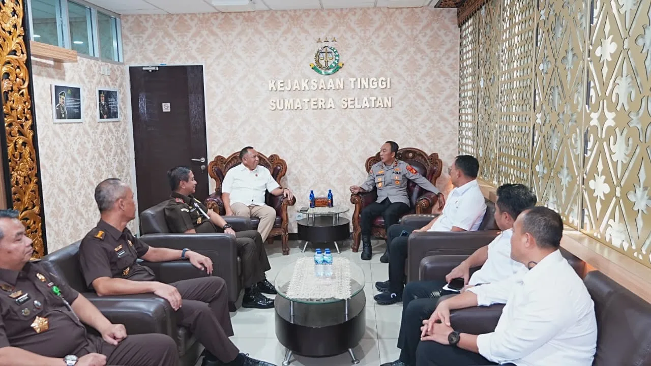 Perkuat Sistem Peradilan Pidana, Kapolda Sumsel Kunjungi Kejati