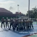 Sat Samapta Polres Tulang Bawang Gelar Latkatpuan Dalmas Lanjut, Jaga Ketertiban Dengan Profesionalisme Superior