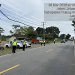 Amankan Arus Lalu Lintas Sumbu 3, Sat Lantas Polres Tulang Bawang Gelar Oprasi Penyekatan Ketat