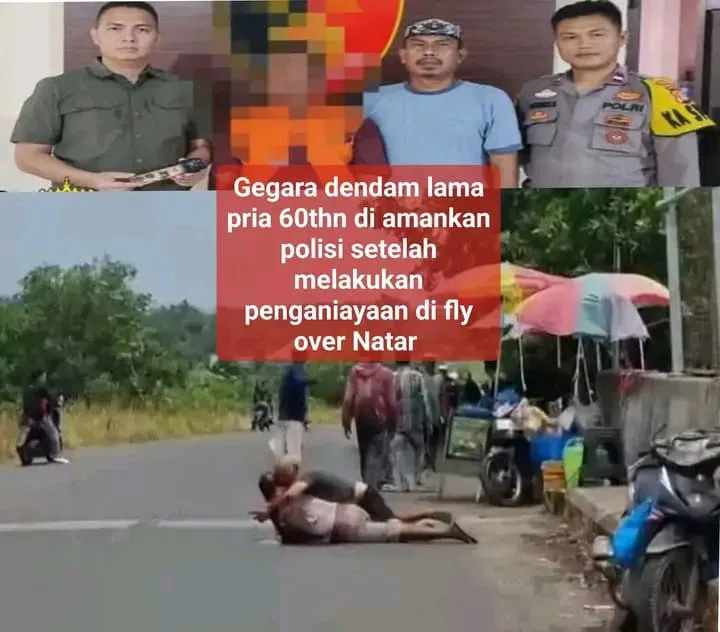 Polsek Natar Lampung Selatan Amankan Pelaku Penganiayaan Dikawasan Fly Over Kerawang Sari