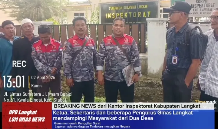 GMAS Langkat Memenuhi Panggilan Ke Inspektorat, Jika Di Kabupaten Tidak Selesai, Akan Kami Bawa Laporkan Kejagung RI, Tegas Bung Donny Lubis
