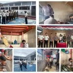 Rutan Kelas IIB Krui Gelar Razia Gabungan TNI POLRI Dalam Rangka Menyambut Hari Bhakti Pemasyarakatan Yang Ke-62 Pada Tahun 2026.