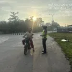 Wujud Pelayanan Prima, Sat lantas Polres Tulang Bawang Barat Laksanakan Pam Rawan Pagi Membantu Kelancaran Masyarakat