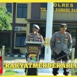 Wakapolres Tulang Bawang Barat Laksanakan Gaktiblin Pemeriksaan Sikap Tampang dan Kelengkapan Data Diri Personil*