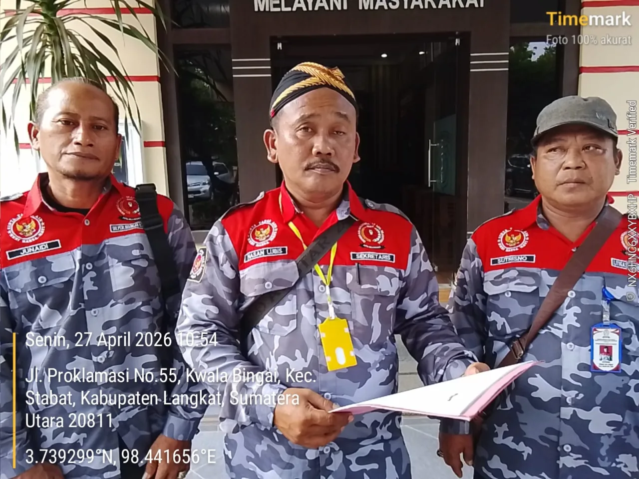 LSM GMAS Langkat Resmi Melaporkan Dugaan Penjualan DAS, Begini Tanggapan Kades Tanjung Ibus