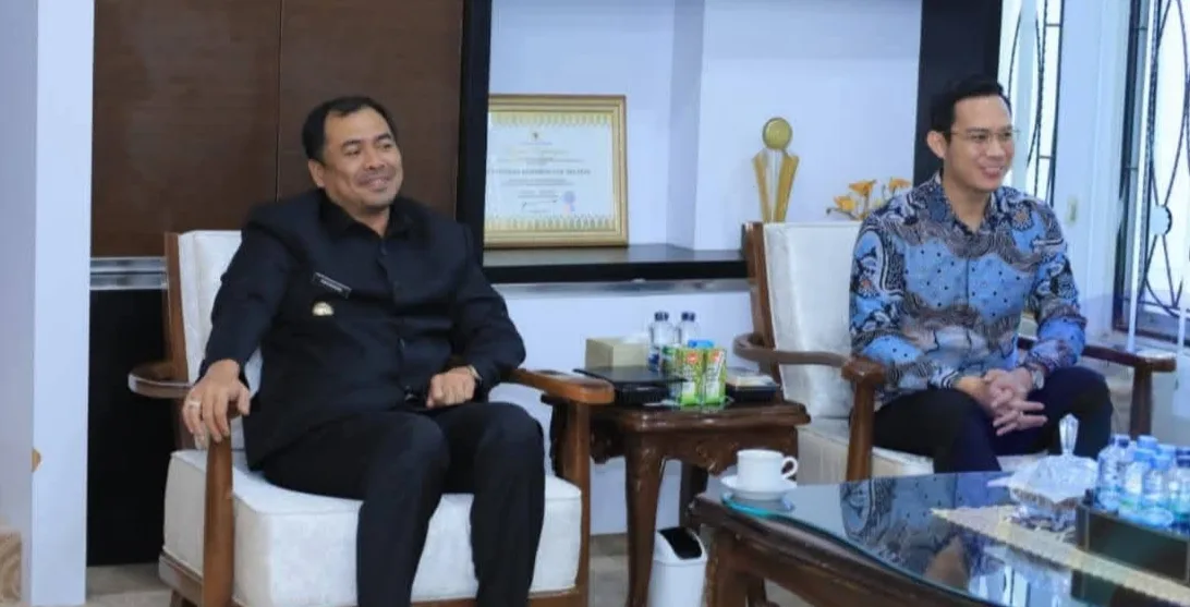 Bupati Oku Selatan Abusama, S.H., Menerima Audiensi Kepala PT Taspen Cabang Palembang