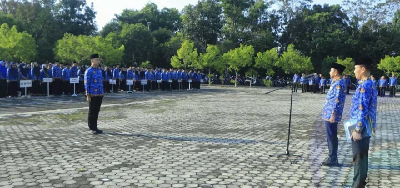 Wakil Bupati Oku Selatan Menekankan Pentingnya Kedisiplinan Bagi Setiap Pegawai