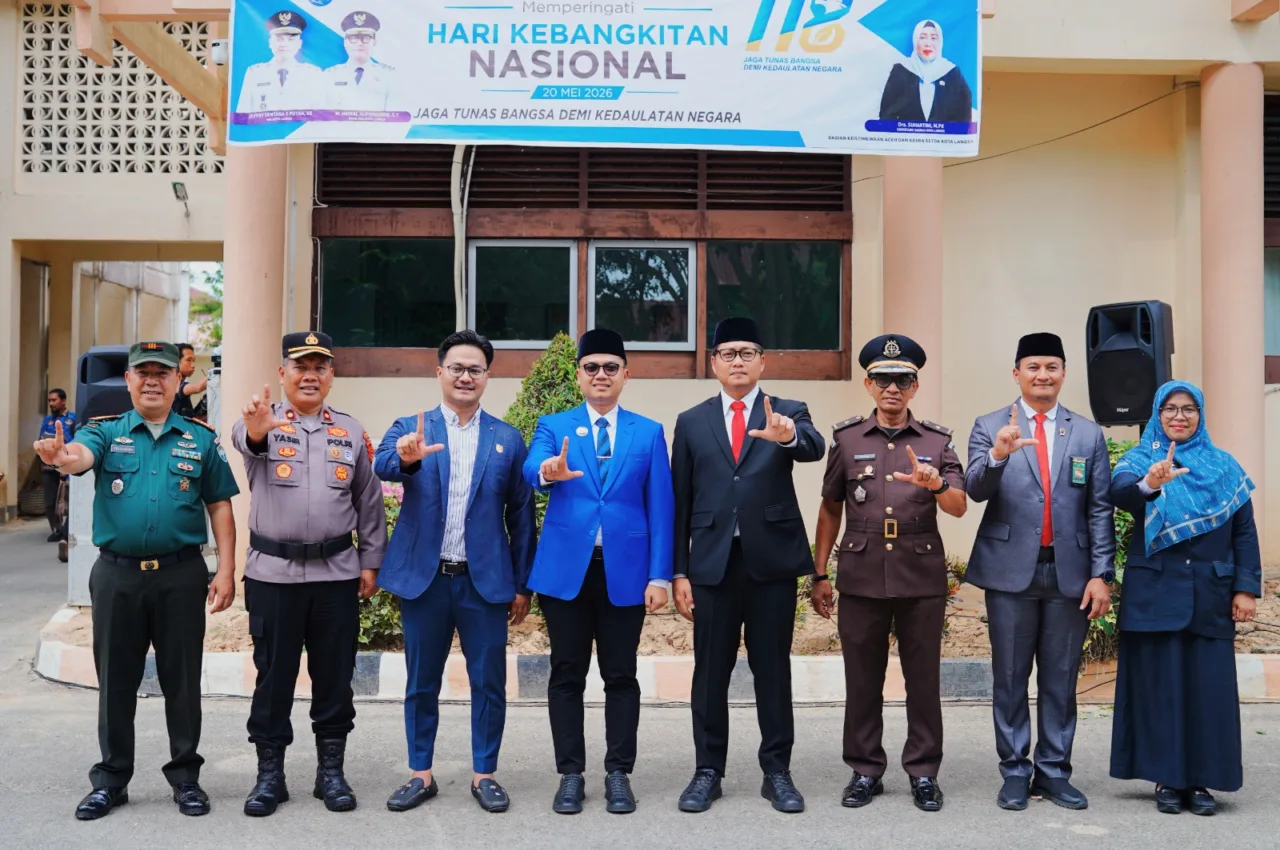 Berlangsung Khidmat, Walikota Langsa Jeffry Sentana Pimpin Upacara Harkitnas Ke-118 Tahun 2026