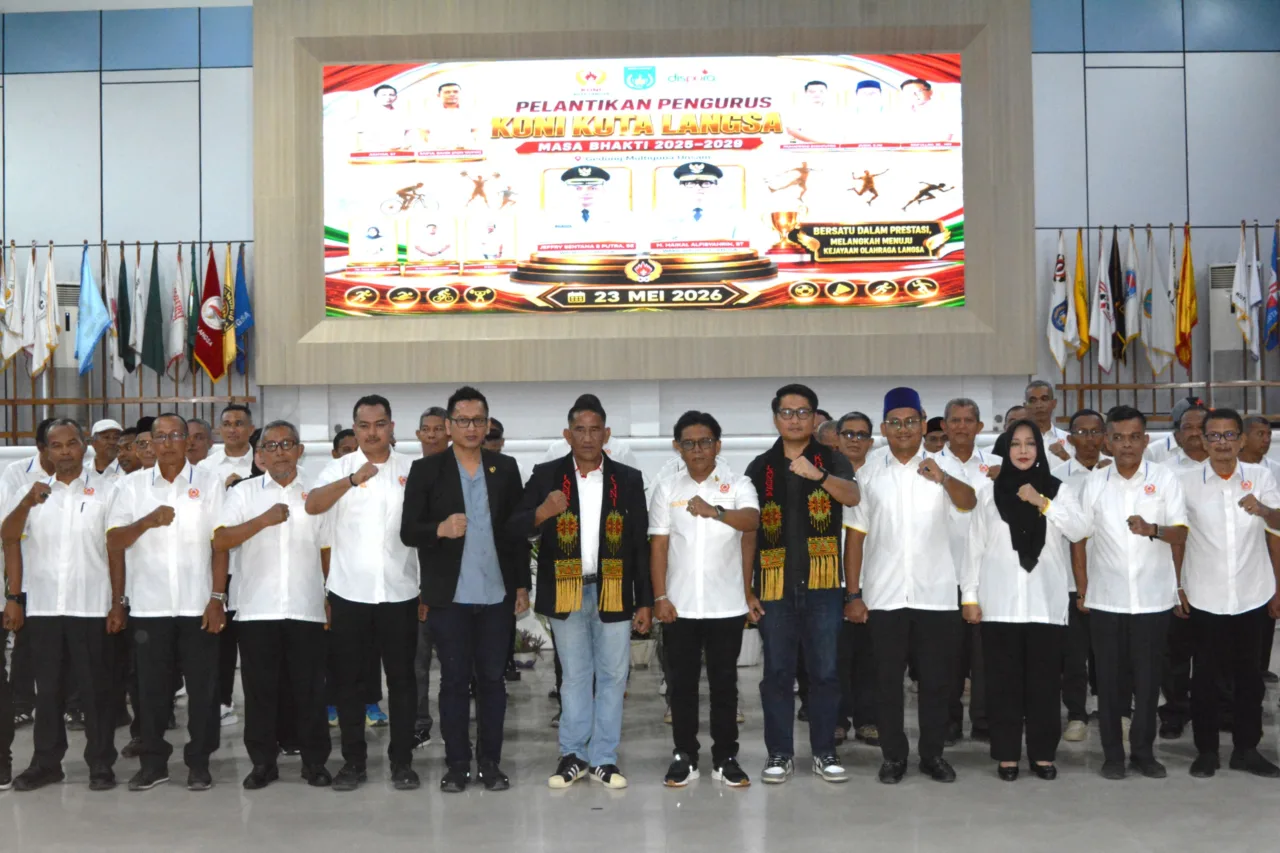 Pengurus Baru KONI Kota Langsa Resmi Dilantik, Siap Bangkitkan Prestasi Olahraga