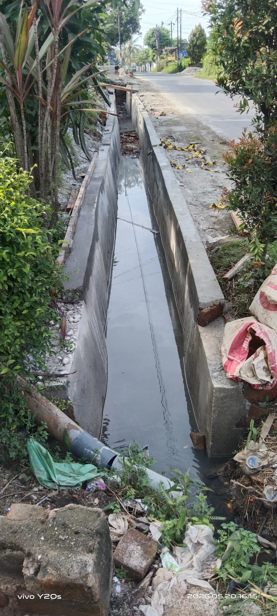 LSM GMAS Sangat Menyayangkan Hasil Akhir Proyek Drainase Di Desa Bangun Rejo, Pemborong Untung Besar