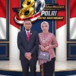 Didampingi Istri Tercinta, Kasat Resnarkoba Polres Langsa Tegaskan Komitmen Perang Lawan Narkoba Di HUT Bhayangkara ke-80