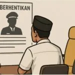 Pemberhentian Sementara Pekon Kota Jawa Dan Juru Tulis Sebagai PLT