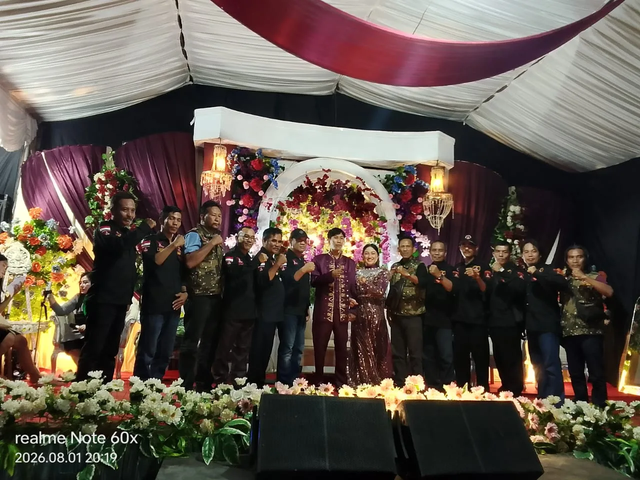 Suka Cita Keluarga Besar GRIB JAYA Oku Selatan Ikut Meramaikan Pernikahan Putra Dari Ketua DPC Kabupaten Oku Selatan