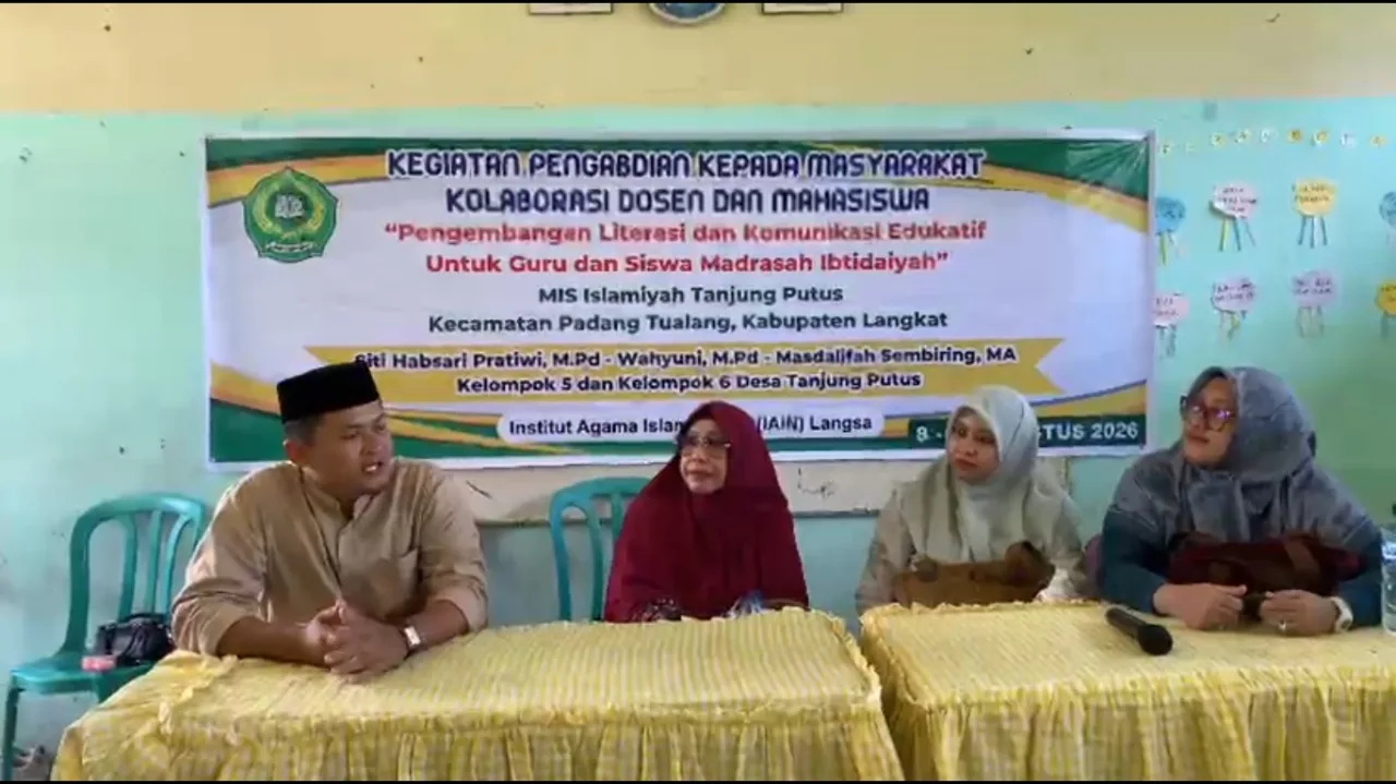 MIS Islamiyah Tanjung Putus Perkuat Literasi, Harapkan Kolaborasi Dosen dan Mahasiswa IAIN Langsa Berlanjut