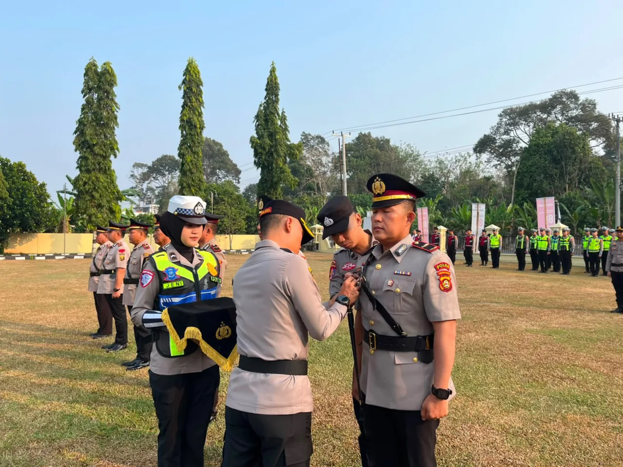Kapolres Oku Selatan Pimpin Sertijab 5 Pejabat, Ini Jabatan Yang Berganti