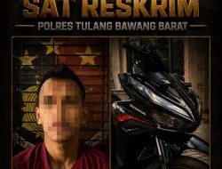 Satreskrim Polres Tulang Bawang Barat Berhasil Tangkap Pelaku Tindak Pidana Pencurian Dengan Pemberatan Lintas Kabupaten