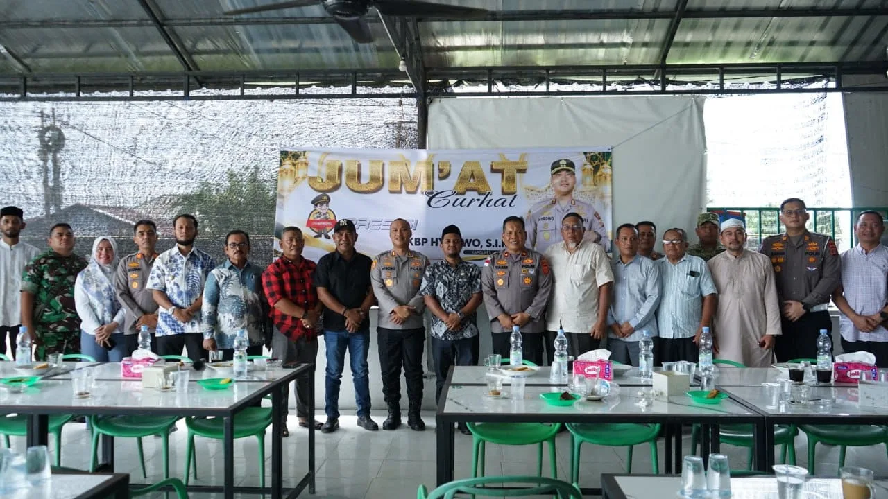 Kapolres Langsa Gelar Jumat Curhat, Warga Sampaikan Keluhan Balap Liar hingga Narkoba