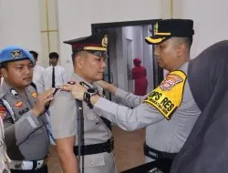 Kapolres Tulang Bawang Pimpin Sertijab Kasat Samapta, Tekankan Profesionalisme dan Semangat Pengabdian