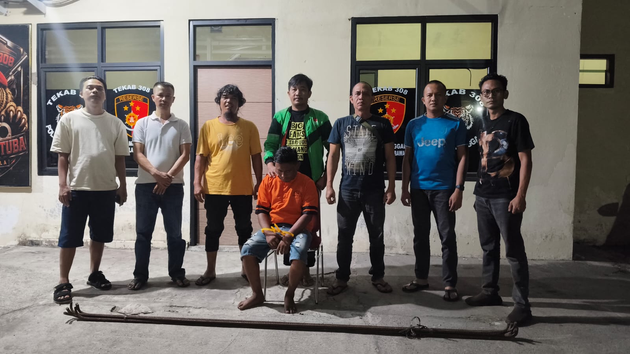 Besi Gudang Raib, Jejak Penjualan Terlacak! Polsek Menggala Bergerak Amankan Terduga Pelaku